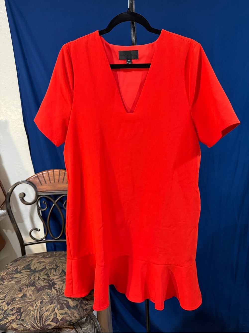 Blaque Label Red V-Neck Dress